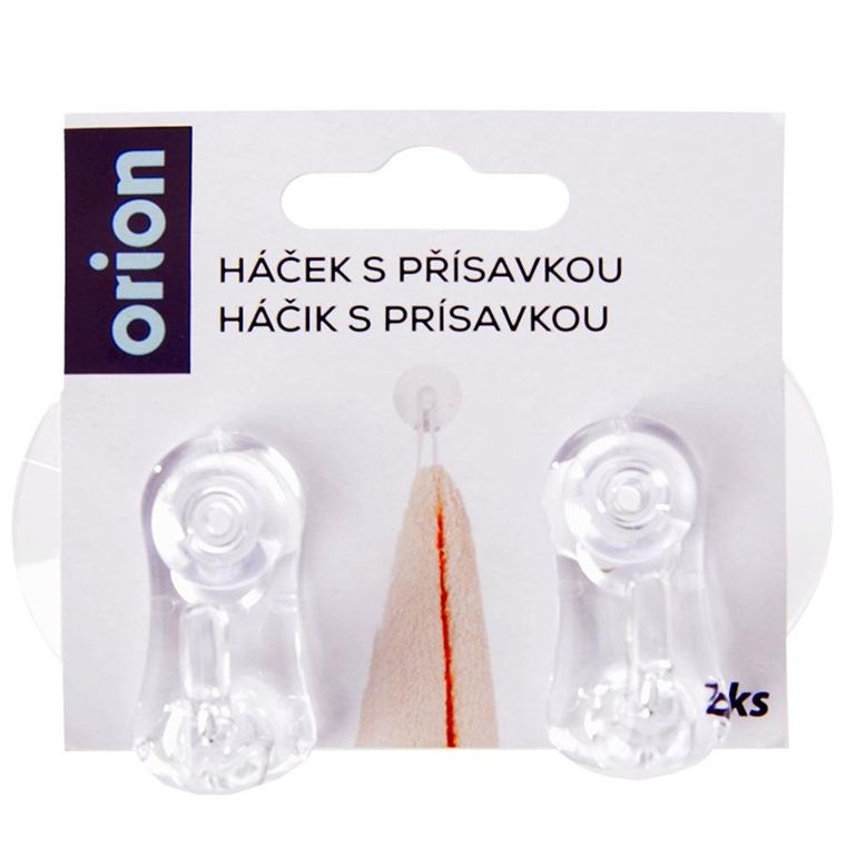 Orion, wieszak na przyssawkę, haczyk, 5 cm, 2 szt.