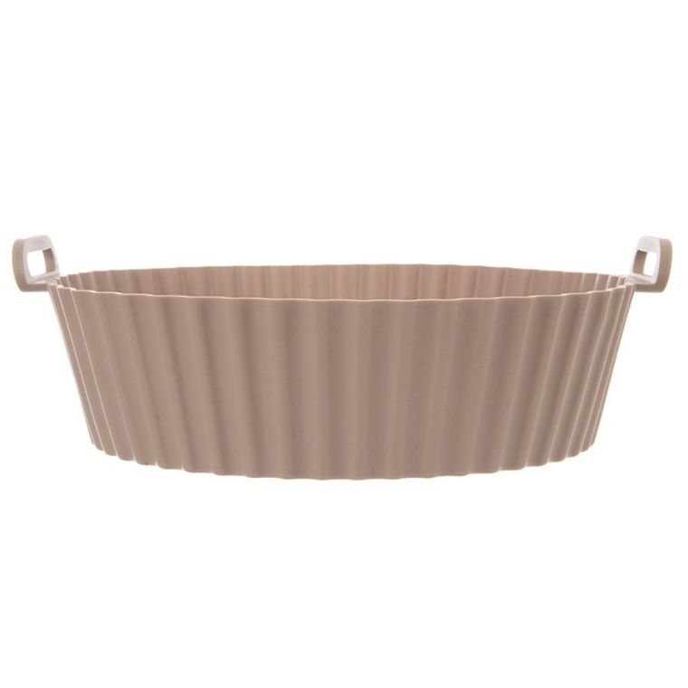 Orion, wkład do frytkownicy beztłuszczowej, silikonowy, beżowy, 23 cm