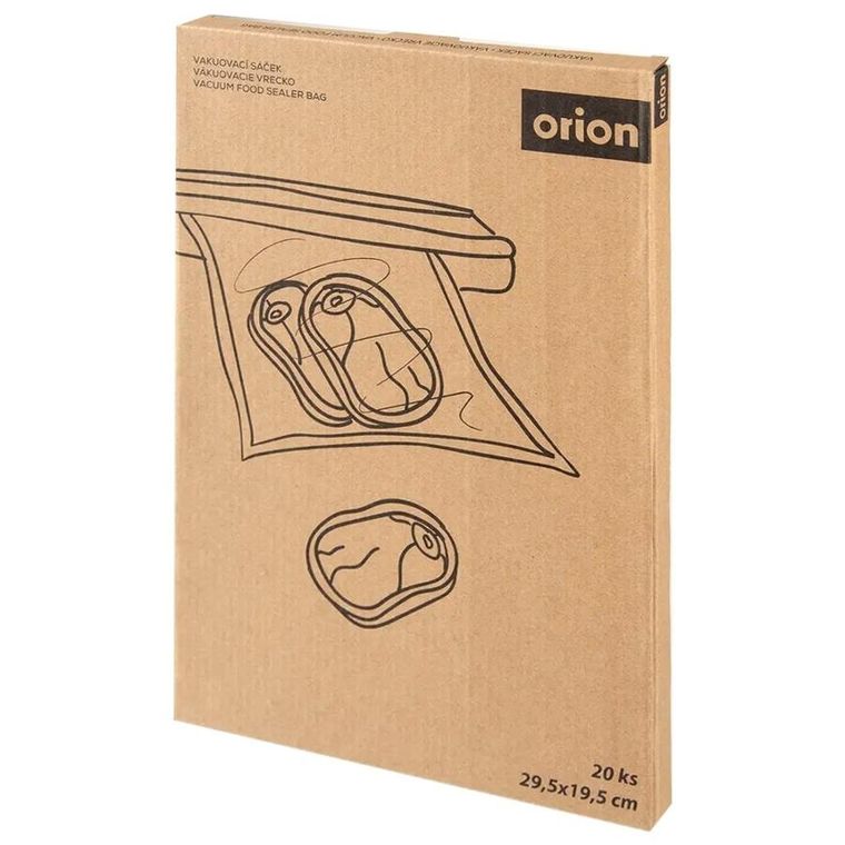 Orion, worki do zgrzewarki próżniowej, 29,5-19,5 cm, 20 szt.