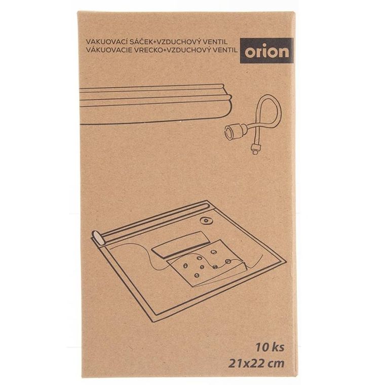 Orion, worki próżniowe do żywności, 22-21 cm, 10 szt.