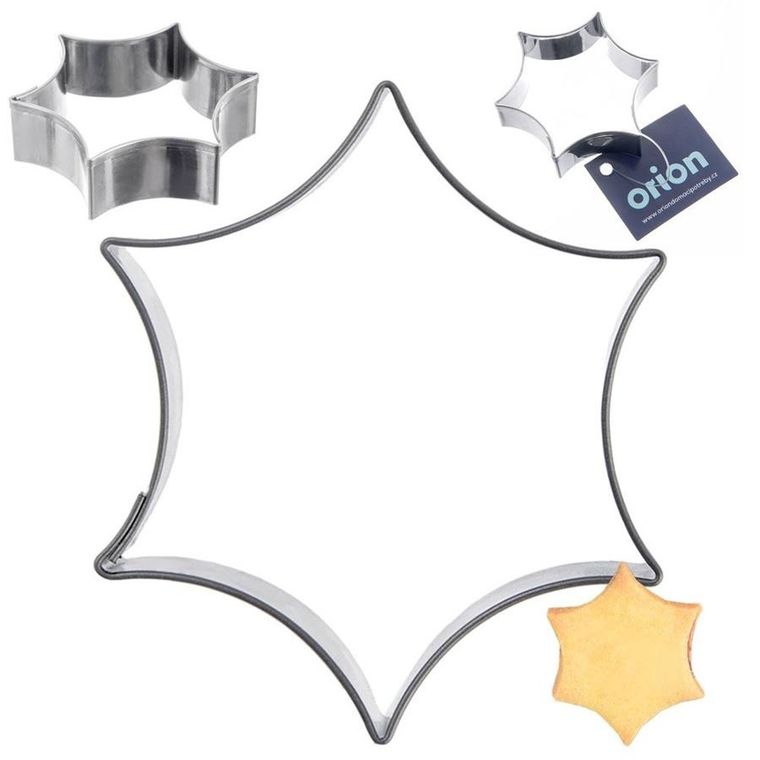Orion, wykrawacz do ciastek, stalowy, gwiazdka, 5.5 cm