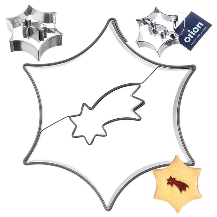 Orion, wykrawacz do ciastek, stalowy, gwiazdka gwiazda betlejemska, 5.5 cm