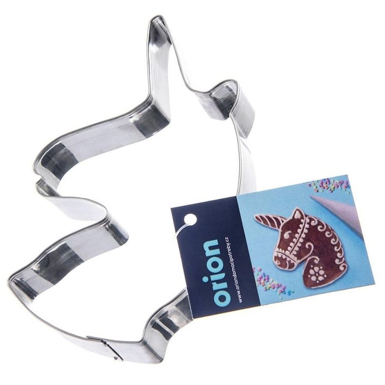 Orion, wykrawacz do ciastek, stalowy, jednorożec, 9 cm