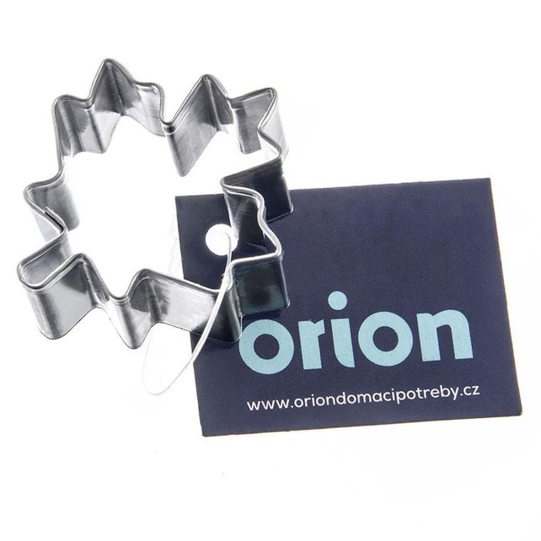 Orion, wykrawacz do ciastek, stalowy, liść, 4 cm
