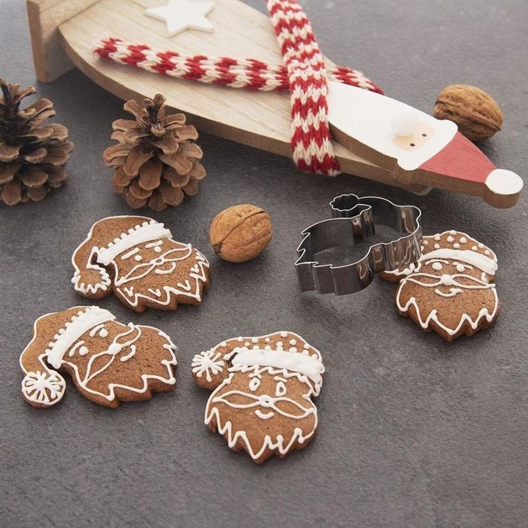 Orion, wykrawacz do ciastek, stalowy, Mikołaj, 7 cm