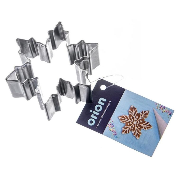 Orion, wykrawacz do ciastek, stalowy, płatek śniegu, 5.5 cm