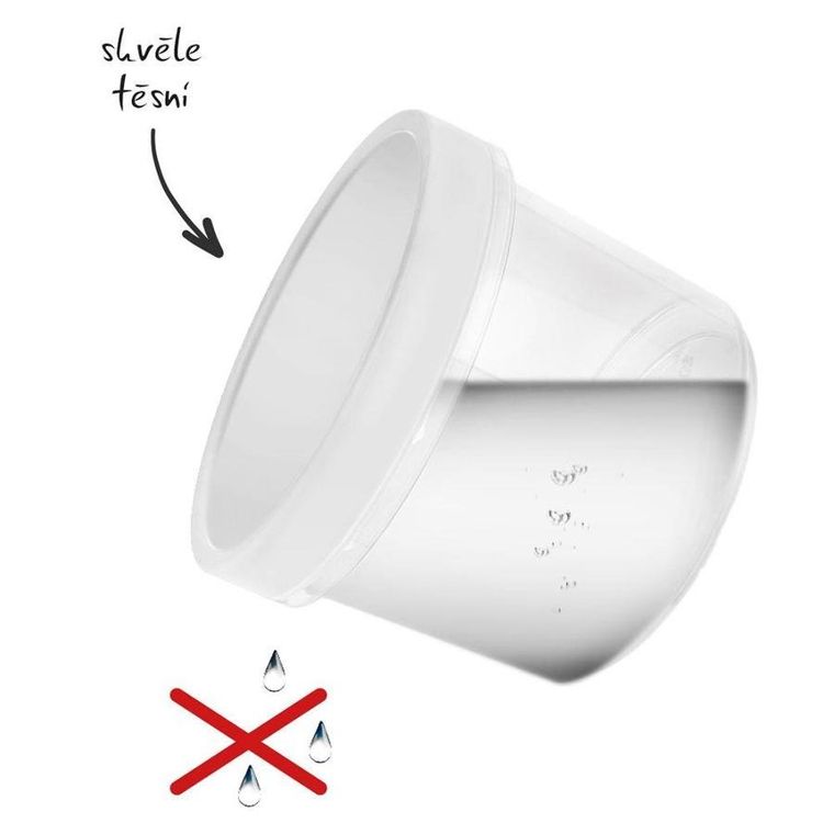 Orion, zakręcany pojemnik kuchenny do żywności, z silikonową uszczelką, 1 l