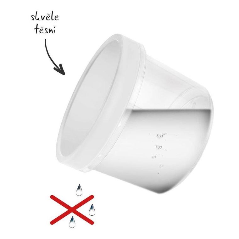 Orion, zakręcany pojemnik kuchenny do żywności z silikonową uszczelką, okrągły, 1,6l