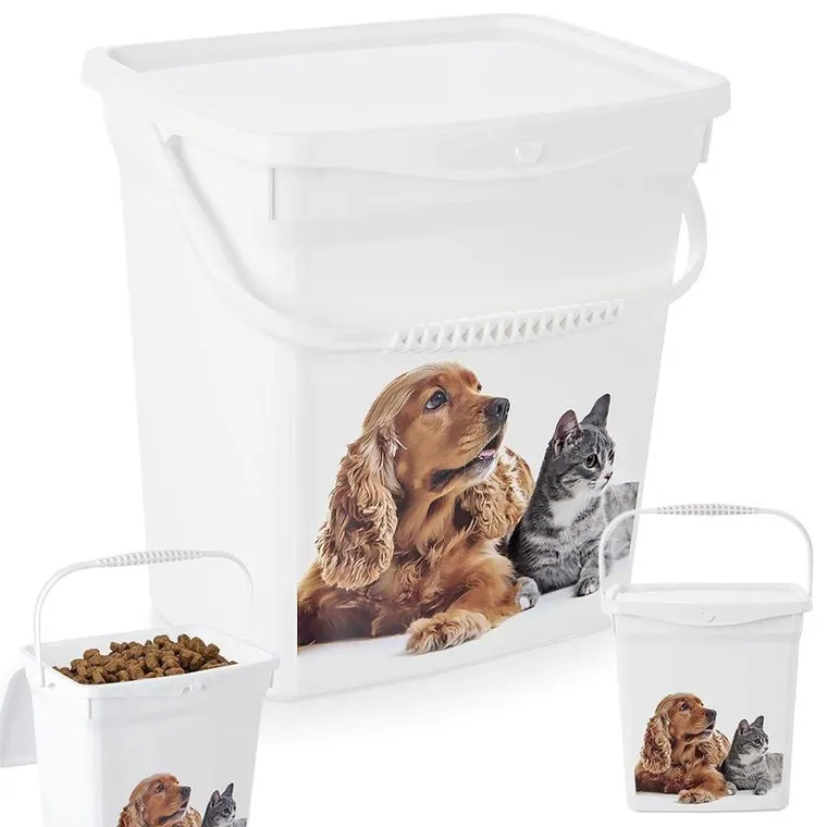 Orion, zamykany pojemnik na karmę dla zwierząt, z uchwytem, 6 l