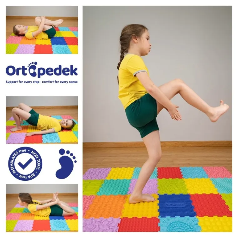 Ortopedek, maty sensoryczne, 4 elementy