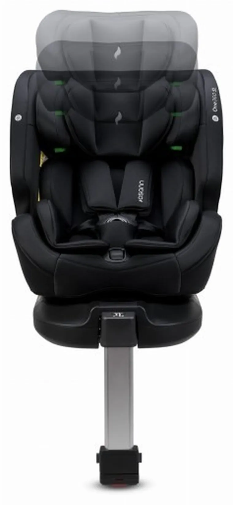 Osann, ONE360 SL, fotelik samochodowy, i-Size, All Black, 40-150 cm