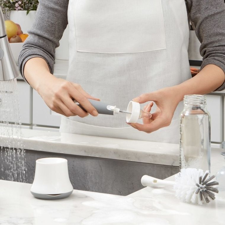 OXO, szczotka do mycia butelek i smoczków, zielona