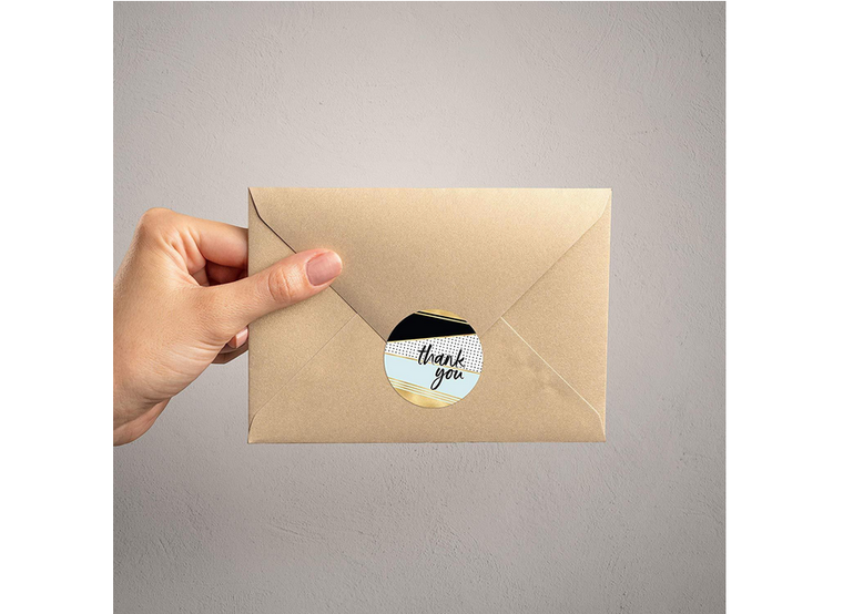 Ozdobne naklejki Thank You, wzór 2