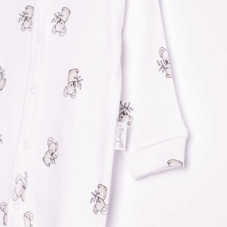 Pajac chłopięcy, biały, Nicol