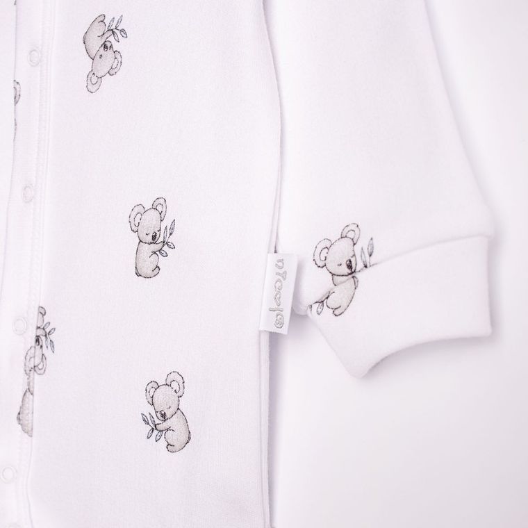 Pajac chłopięcy, biały, Nicol