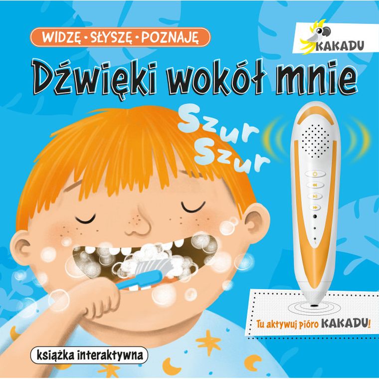 Pakiet z piórem Kakadu: Dźwięki wokół mnie+ Zwierzęta świata + interaktywna plansza
