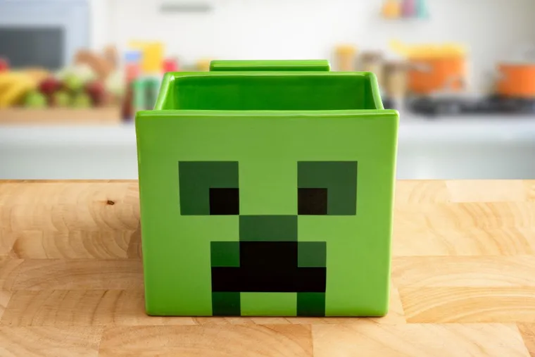 Paladone, Minecraft, Creeper, miseczka na przekąski z uchwytem na telefon