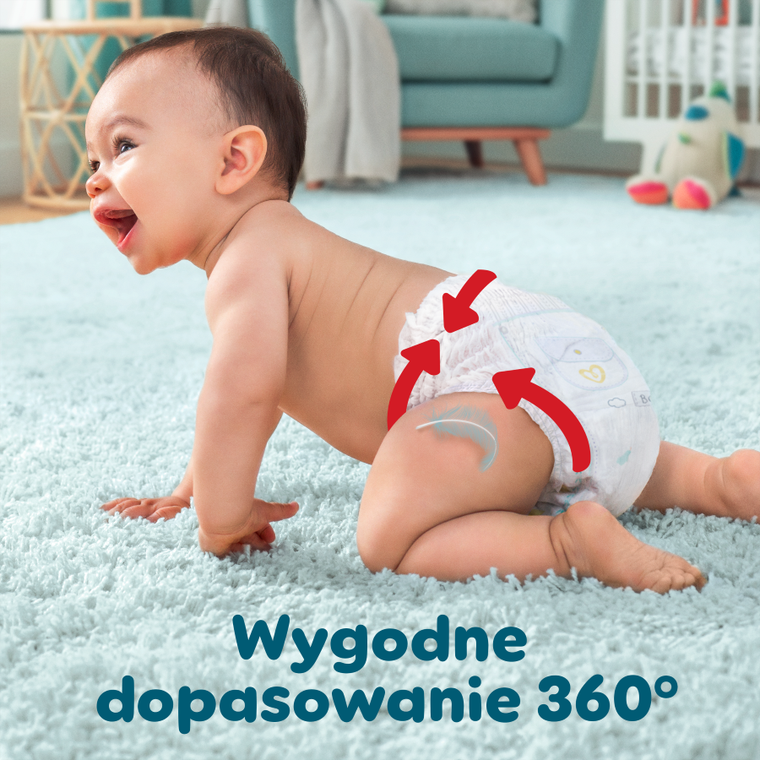 Pampers, Premium Care, pieluchomajtki, rozmiar 6, 13-19 kg, 31 szt.