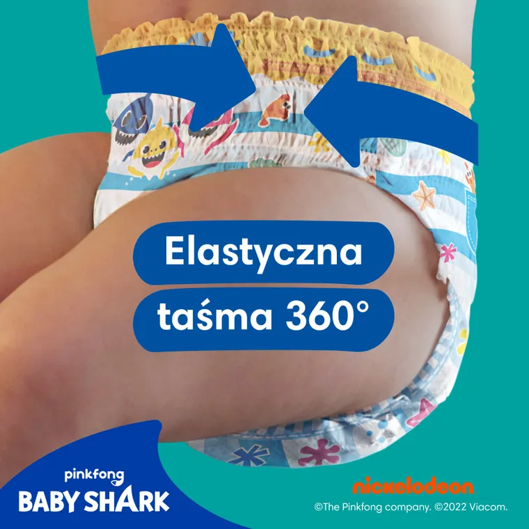 Pampers, Splashers, pieluchy jednorazowe do pływania, rozmiar 5-6, 14+ kg, 10 szt