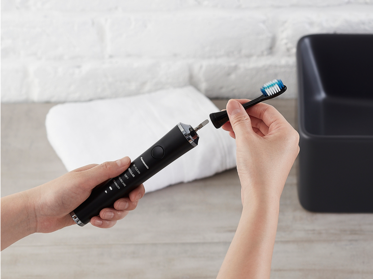 Panasonic, EW-DP52, szczoteczka soniczna, z dwoma silnikami, czarna