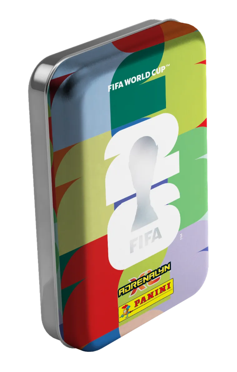 Panini, FIFA World Cup, Adrenalyn XL 2026, mini puszka z kartami kolekcjonerskimi, 1 szt.