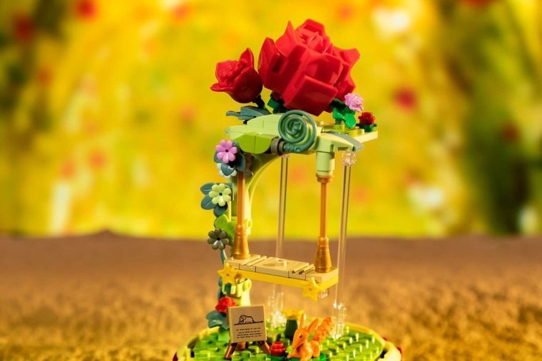 Pantasy, Mały Książę, Różana huśtawka, klocki konstrukcyjne, 234 elementy