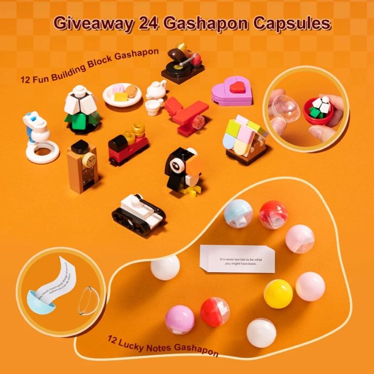 Pantasy, Retro, maszyna do gumy balonowej, klocki konstrukcyjne, 936 elementów