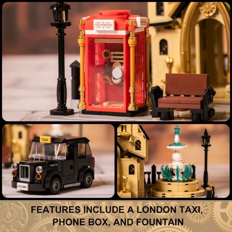 Pantasy, Steampunk, Big Ben, klocki konstrukcyjne, 2424 elementy