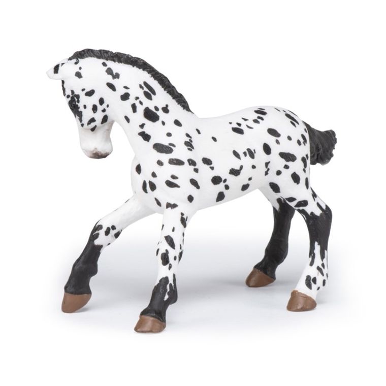 Papo, Czarne źrebię rasy appaloosa, figurka kolekcjonerska