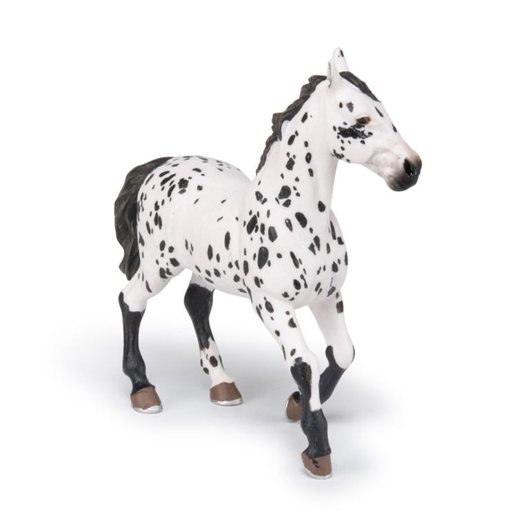Papo, Czarny koń rasy appaloosa, figurka kolekcjonerska
