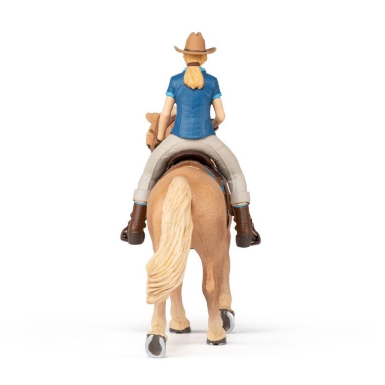 Papo, Koń z kowbojką, figurka