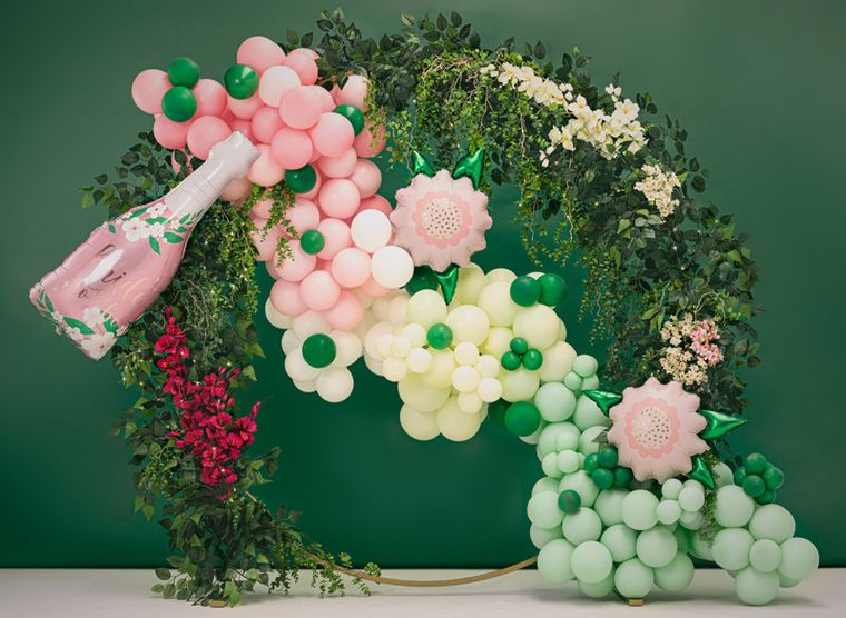 PartyDeco, balon foliowy Butelka Bride to be, 49.5-108.5 cm, mix, 1 szt.