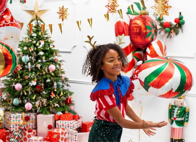 PartyDeco, balon foliowy, cukierek, 35 cm