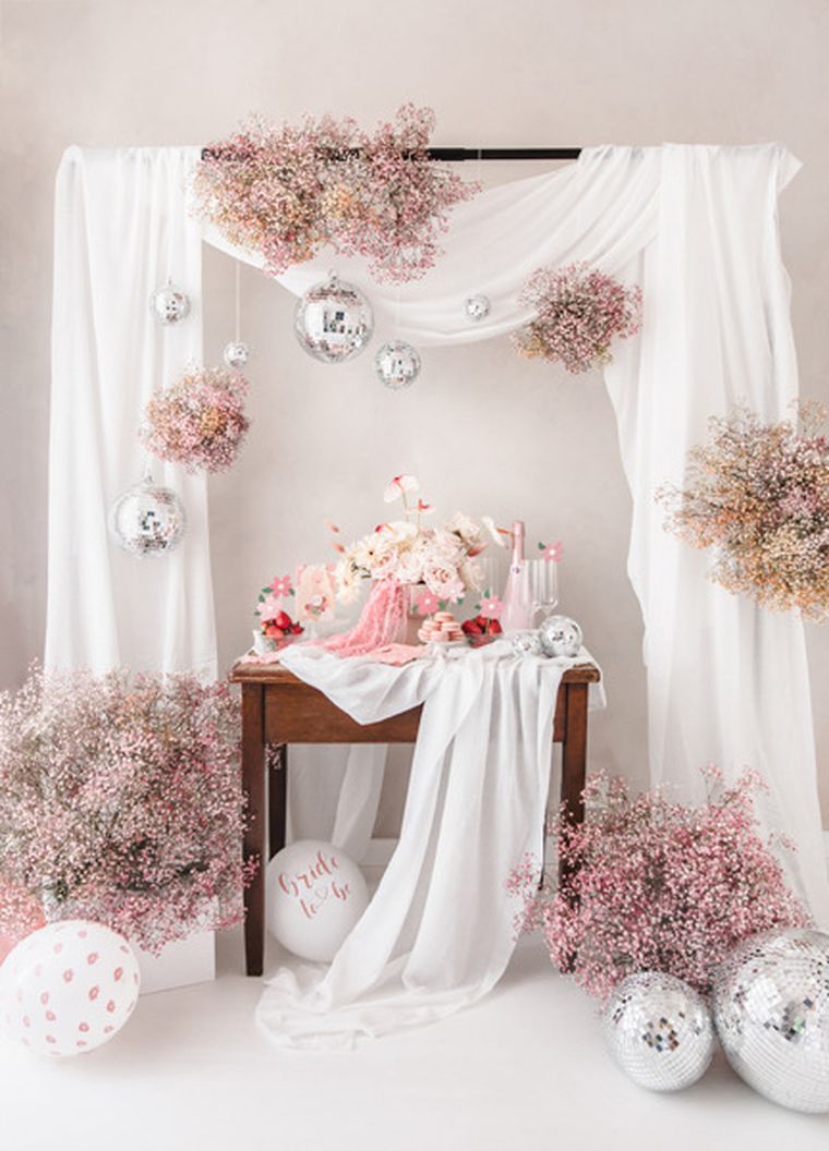 PartyDeco, balony 30 cm, Bride to be, mix, 50 szt.