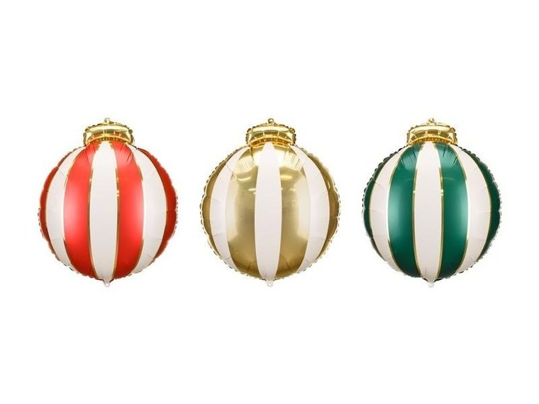 PartyDeco, balony foliowe, bombka, A3, 98350