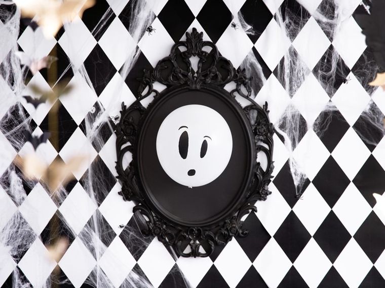 PartyDeco, balony UV, 27 cm, Boo!, 3 szt.