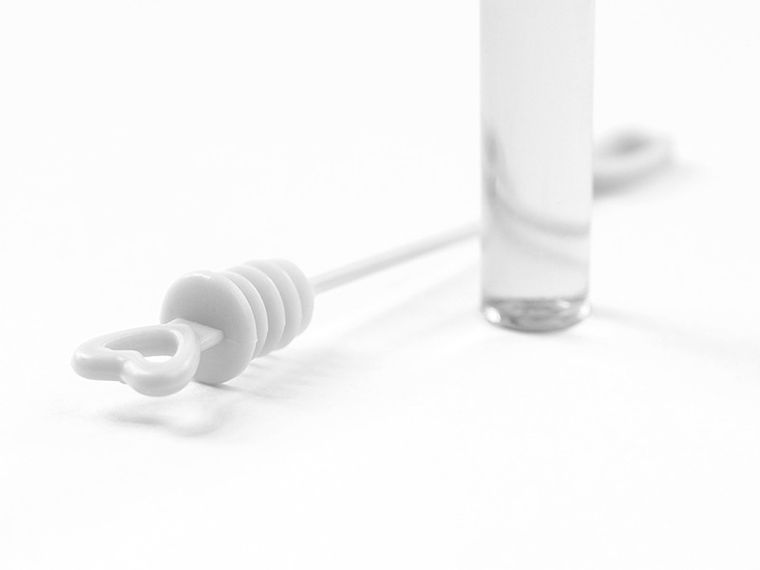 PartyDeco, bańki mydlane na wesele lub ślub, serduszko, biały, 48 szt.