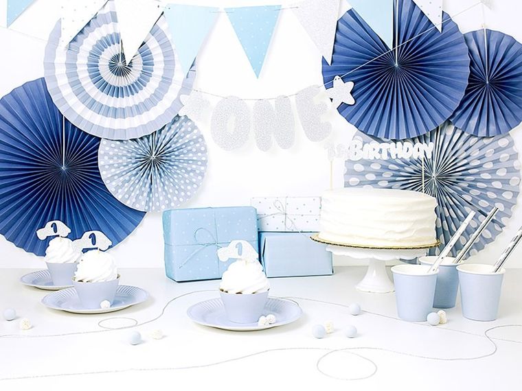 PartyDeco, girlanda 1st Birthday, Flagietki, 1,3m