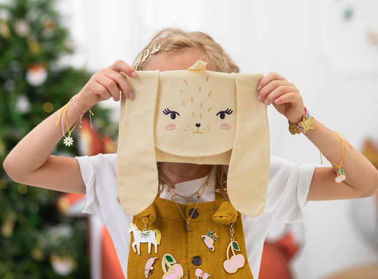 PartyDeco, kalendarz adwentowy z wypełnieniem, organizer, królik