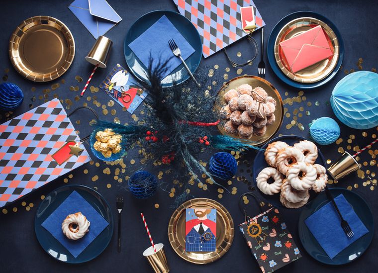 PartyDeco, kartka z breloczkiem Super Hero, 12-16 cm, 1 szt.