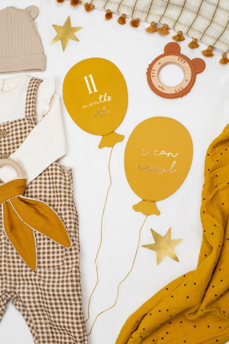 PartyDeco, karty do zdjęć, baloniki, 11,5-17 cm