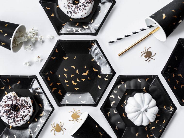 PartyDeco, kubeczki Trick or Treat, 220 ml, 6 szt.