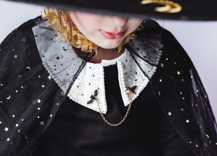 PartyDeco, nietoperz, przypinka na kołnierzyk