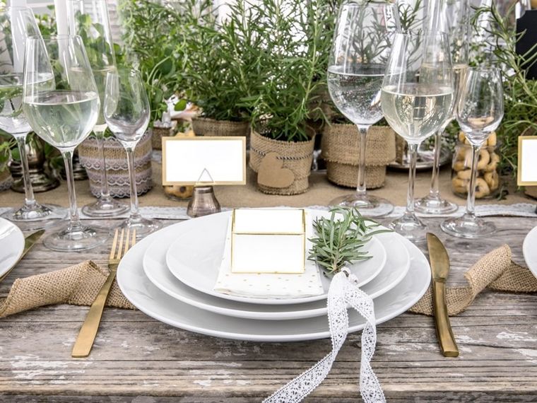 PartyDeco, ozdobne pudełeczka, biały, 6-3,5-5,5 cm, 10 szt.