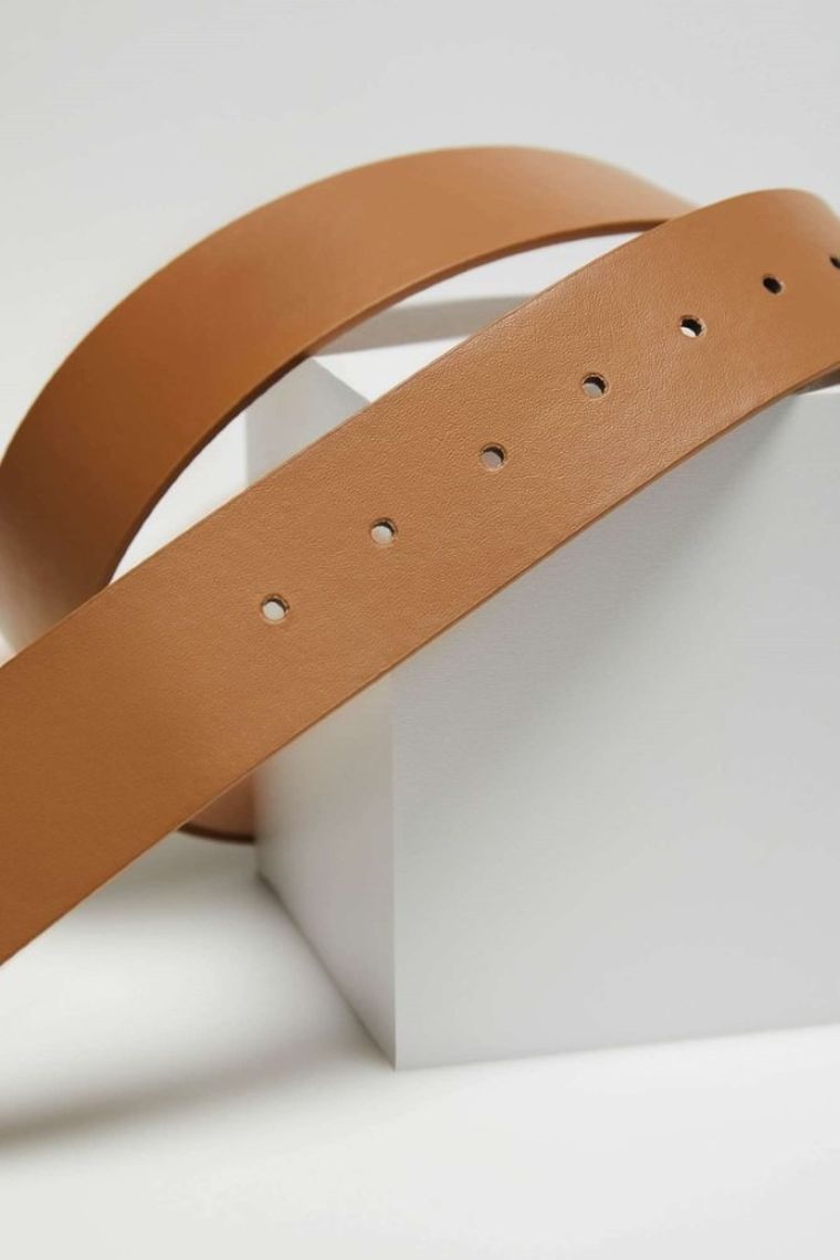 Pasek damski, beżowy, Moodo