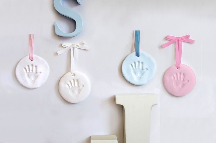 Pearhead, odcisk rączki, zawieszka, różowa