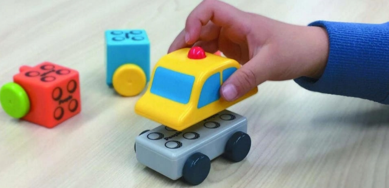 People Blocks, Ruchome Samochody, klocki magnetyczne, 18 elementów