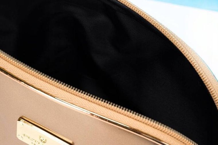 Peterson, kosmetyczka, 1-komorowa, złota