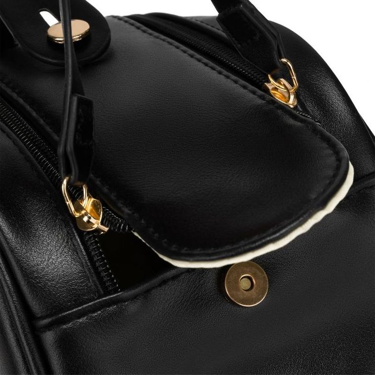 Peterson, kosmetyczka podróżna, klasyczna, kolor czarny