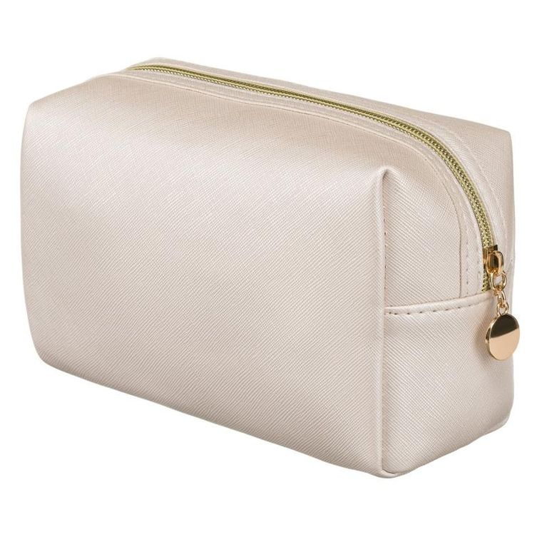 Peterson, kosmetyczka prostokątna, beżowa